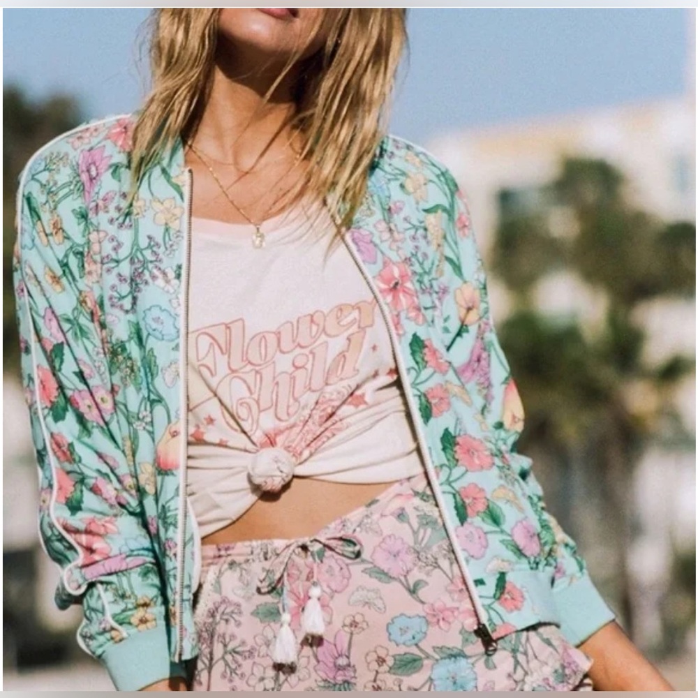 NWT Spell Sayulita Bomber Jacket Birthstone Small